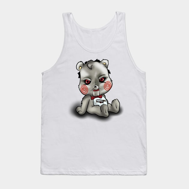 Beware the Bears- Billy from Saw Tank Top by Danispolez_illustrations